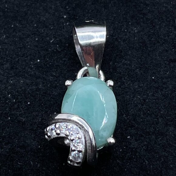 New! 4 Piece Sterling Silver & Aventurine Set - Picture 4 of 6